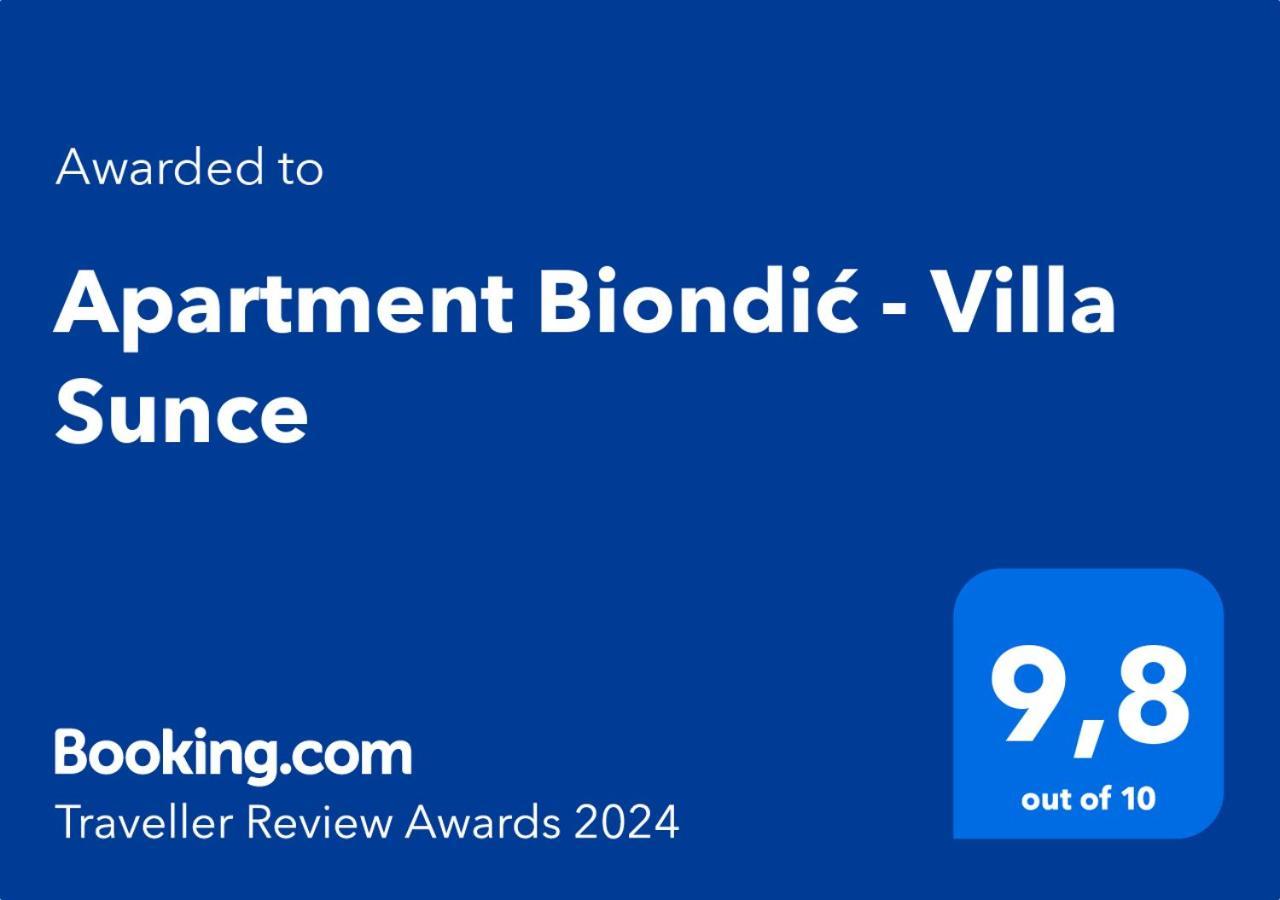 Apartment Biondic - Villa Sunce Сень Екстер'єр фото